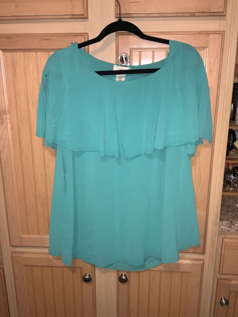 Women’s teal top preowned size 2xl brands